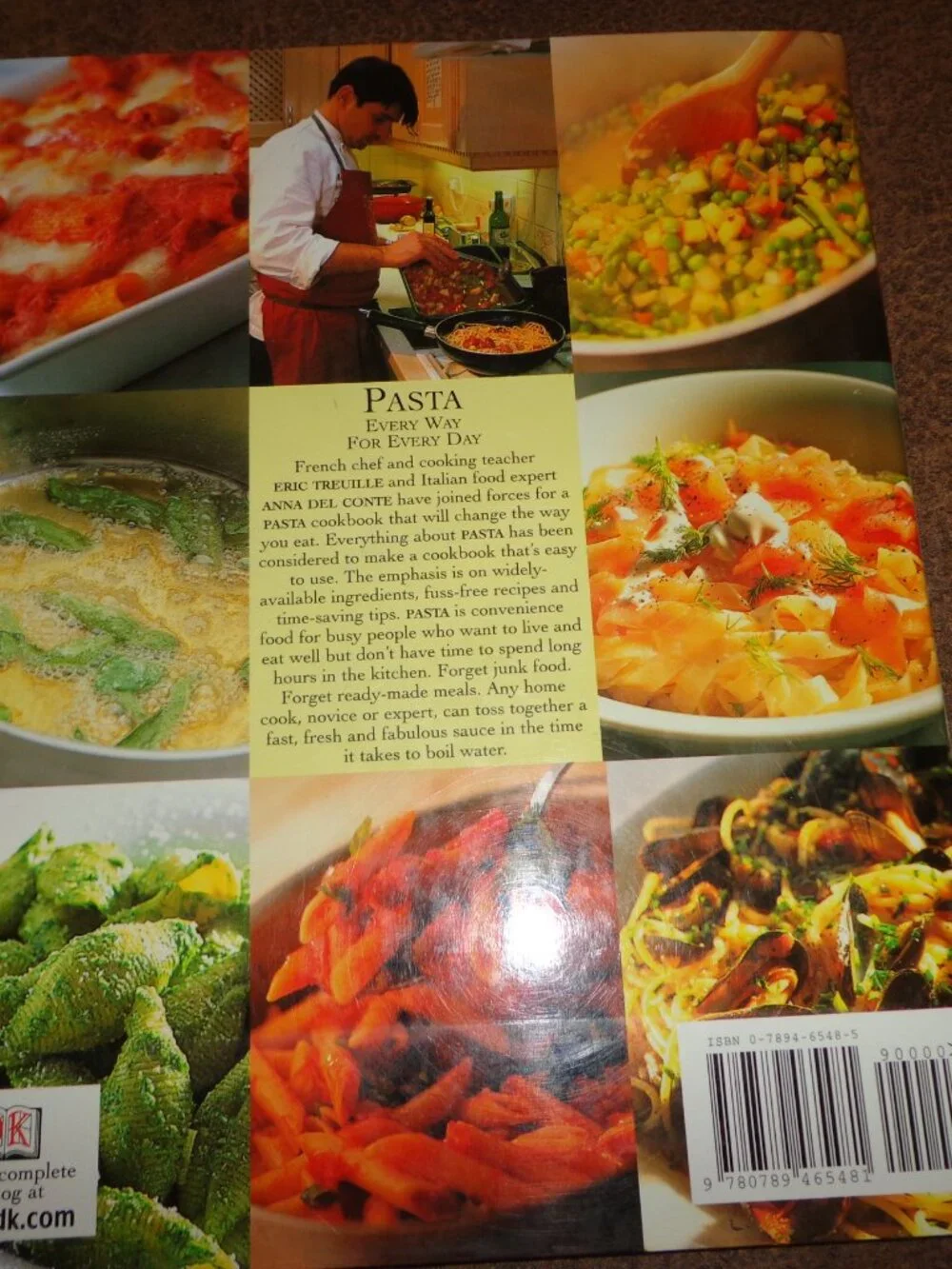 Book Hardcover w/Dust Jacket PASTA EVERY WAY FOR EVERY DAY 168 Pages